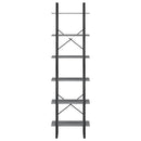 opbevaringsreol 60x30x210 cm massivt fyrretræ grå