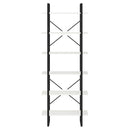 reol 80x30x210 cm massivt fyrretræ hvid