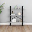bogreol 100x30x105 cm konstrueret træ betongrå