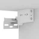 tv-borde 4 stk. 60x30x30 cm konstrueret træ hvid