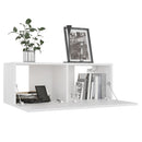 tv-skabe 4 stk. 80x30x30 cm konstrueret træ hvid