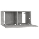 tv-skabe 4 stk. 60x30x30 cm konstrueret træ betongrå
