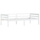 sengeramme uden madras massivt fyrretræ 90x200 cm hvid