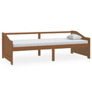 3-personers daybed 90x200 cm massivt fyrretræ gyldenbrun