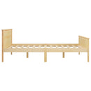 sengeramme 140x200 cm massivt fyrretræ