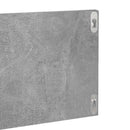 væghylder 4 stk. 80x11,5x18 cm konstrueret træ betongrå