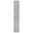 væghylde 36x16x90 cm konstrueret træ betongrå