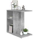sidebord 50x30x50 cm konstrueret træ betongrå