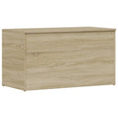 opbevaringskasse 84x42x46 cm konstrueret træ sonoma-eg