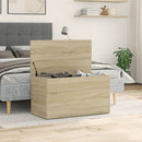opbevaringskasse 84x42x46 cm konstrueret træ sonoma-eg