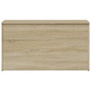 opbevaringskasse 84x42x46 cm konstrueret træ sonoma-eg