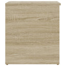 opbevaringskasse 84x42x46 cm konstrueret træ sonoma-eg
