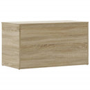 opbevaringskasse 84x42x46 cm konstrueret træ sonoma-eg