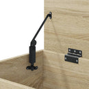 opbevaringskasse 84x42x46 cm konstrueret træ sonoma-eg
