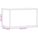 opbevaringskasse 84x42x46 cm konstrueret træ sonoma-eg