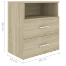 sengeskab 50x32x60 cm sonoma-eg