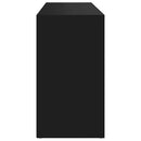skobænk 103x30x55 cm konstrueret træ sort