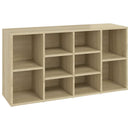 skobænk 103x30x55 cm konstrueret træ sonoma-eg