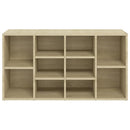 skobænk 103x30x55 cm konstrueret træ sonoma-eg