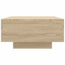 sofabord 90x60x31 cm konstrueret træ sonoma-eg