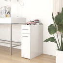 apotekerskab 20x45,5x60 cm konstrueret træ hvid