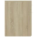 udtræksskab 20x45,5x60 cm konstrueret træ sonoma-eg