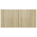væghængt tv-skab 60x30x30 cm sonoma-eg