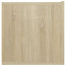 væghængt tv-skab 60x30x30 cm sonoma-eg