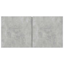 væghængt tv-skab 60x30x30 cm betongrå