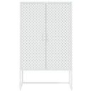 højskab 80x35x135 cm stål hvid