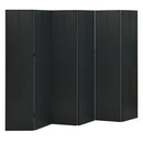 6-panels rumdeler 240x180 cm stål sort