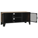 tv-skab 105x36x47 cm meal og MDF rustikbrun