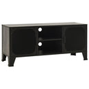 tv-skab 105x36x47 cm metal og MDF grå