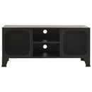 tv-skab 105x36x47 cm metal og MDF grå