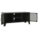tv-skab 105x36x47 cm metal og MDF grå