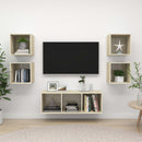 Moderne TV-skabssæt (5 dele) – Flot design til tv-stuen