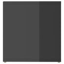 tv-skabe 2 stk. 72x35x36,5 cm konstrueret træ grå højglans