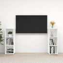 tv-skabe 2 stk. 107x35x37 cm konstrueret træ hvid