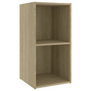 tv-skabe 2 stk. 72x35x36,5 cm konstrueret træ sonoma-eg