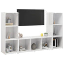 | TV-skab | 3 pcs 37 x 35 x 107.5 cm