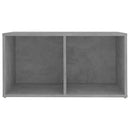 tv-skabe 4 stk. 72x35x36,5 cm konstrueret træ betongrå