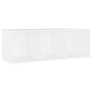 tv-skabe 4 stk. 107x35x37 cm konstrueret træ hvid