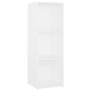 tv-skabe 4 stk. 107x35x37 cm konstrueret træ hvid