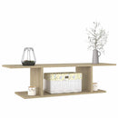 væghængt tv-skab 103x30x26,5 cm sonoma-eg