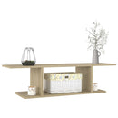 væghængt tv-skab 103x30x26,5 cm sonoma-eg