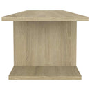 væghængt tv-skab 103x30x26,5 cm sonoma-eg
