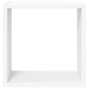 væghylder 4 stk. 30x15x30 cm kubeformet hvid