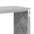 væghylder 2 stk. 30x15x30 cm kubeformet betongrå