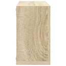 væghylder 4 stk. 26x15x26 cm kubeformet sonoma-eg