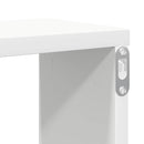 væghængte kubehylder 2 stk. 100x15x30 cm konstrueret træ hvid